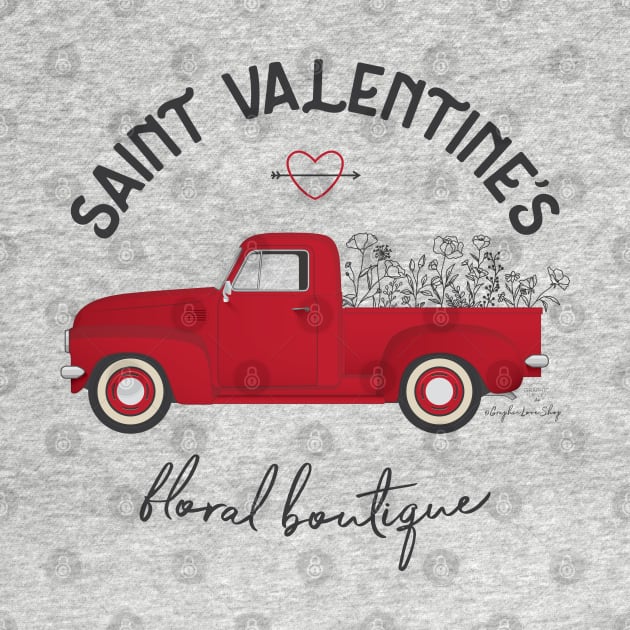 Saint Valentine's Vintage Truck © GraphicLoveShop by GraphicLoveShop